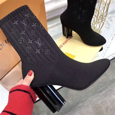 louis vuitton sock heels|louis vuitton sock ankle boots.